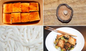 Japanese Brussels Sprouts with Tofu