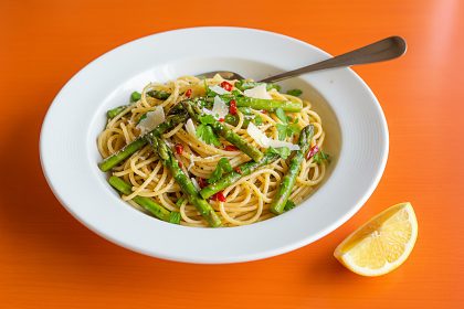 Asparagus with Spaghetti