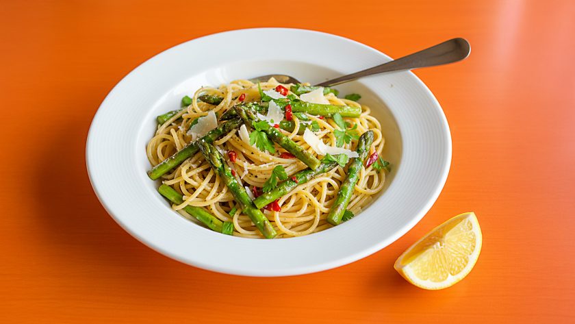 Asparagus with Spaghetti