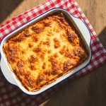 Yellow Pepper, Goats Cheese & Spinach Lasagne