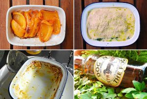 Yellow Pepper, Goats Cheese & Spinach