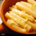 Salsify in Garlic Vinaigrette