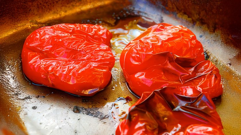 Goat’s Cheese, Roasted Pepper & Basil Pasta
