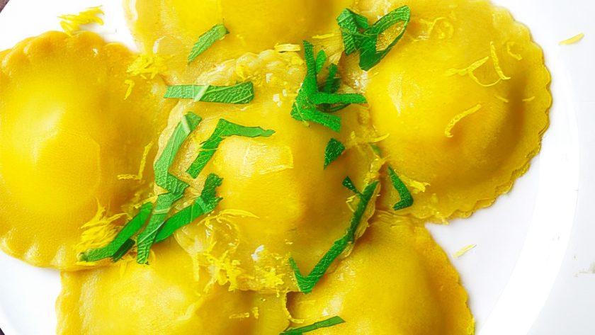 Goat’s Cheese Ravioli