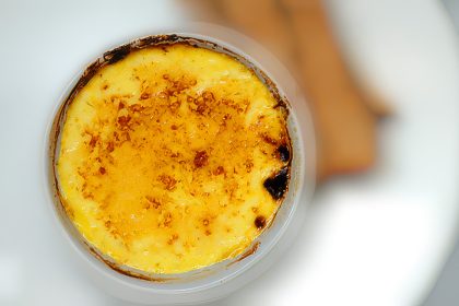 Parmesan Custards with Anchovy Toasts