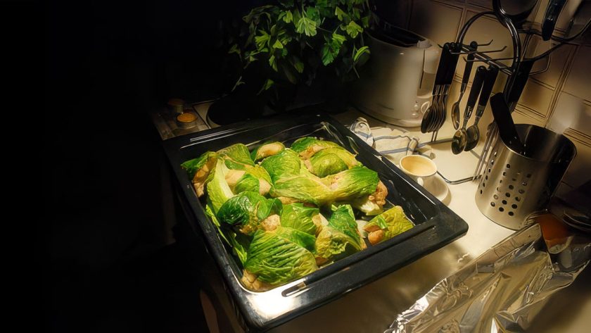 Bass Wrapped in Lettuce