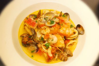 Fisherman’s Soup with Aioli Toast