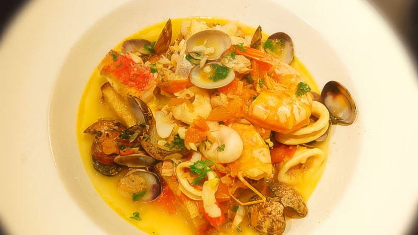 Fisherman’s Soup with Aioli Toast