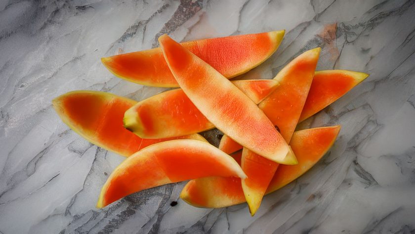 Sweet Pickled Watermelon Rind