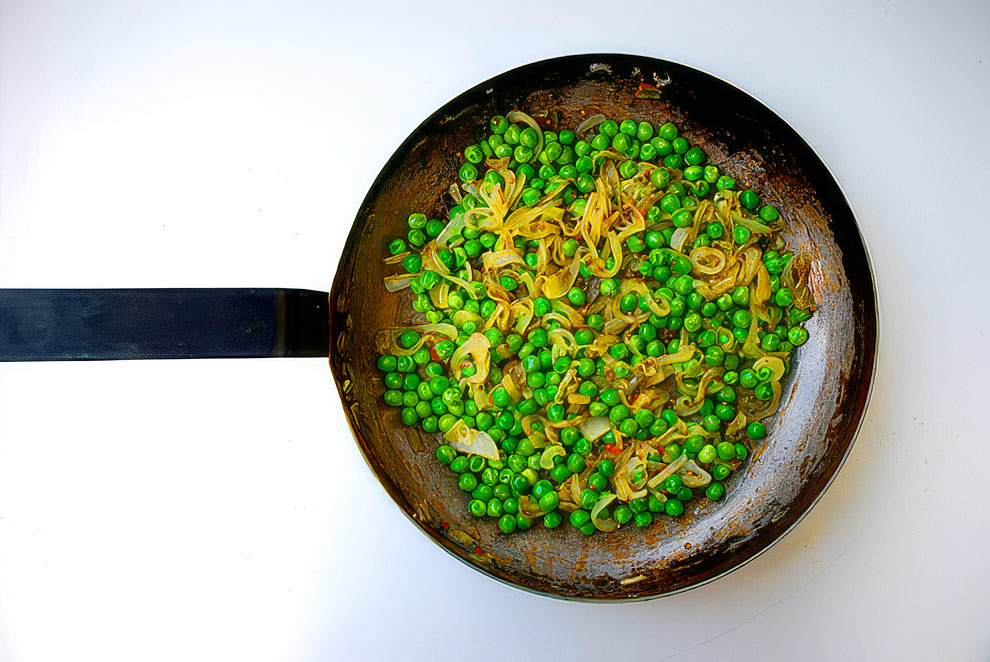 Cucumber Soup No.2 with Wasabi Pea Relish
