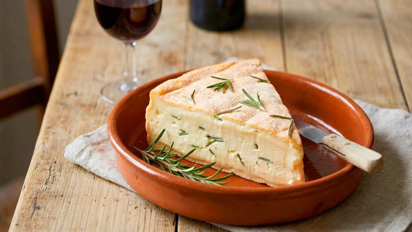 Stinking Bishop with Jersey Royals