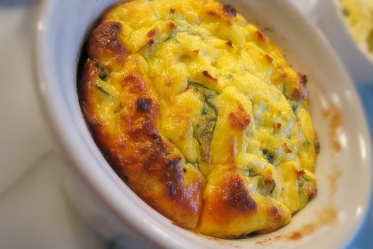 Baked Herbed Ricotta with Roasted Tomatoes