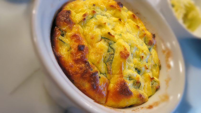 Baked Herbed Ricotta with Roasted Tomatoes