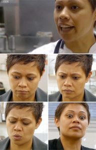 “Move it, get that garnish on the plate, NOW!”