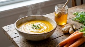 Carrot, Ginger & Honey Soup