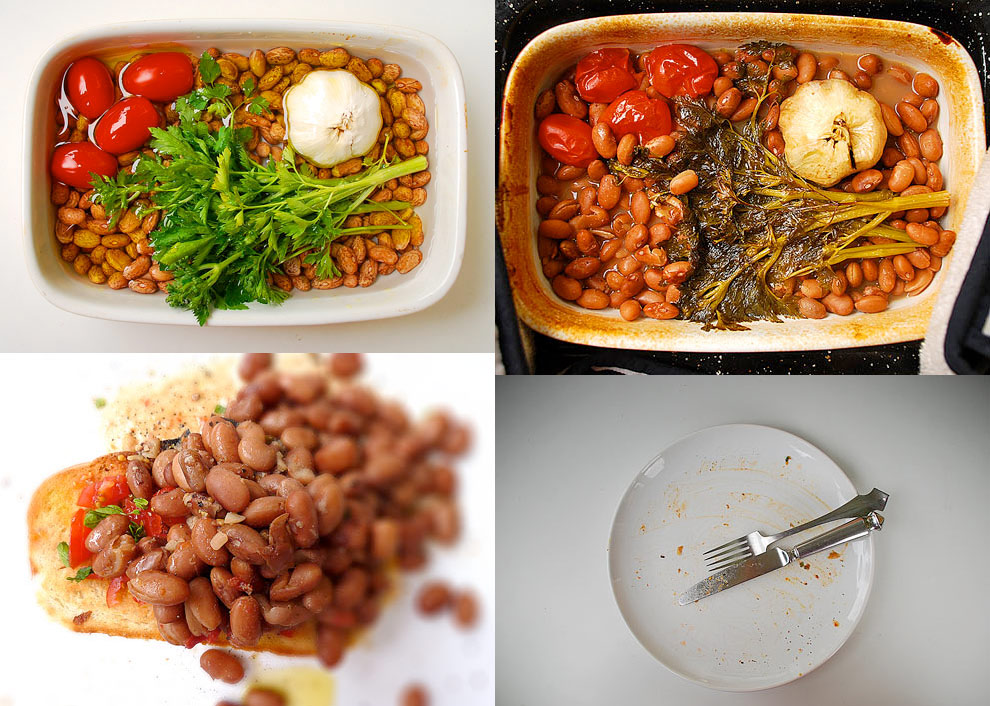 Baked beans on toast