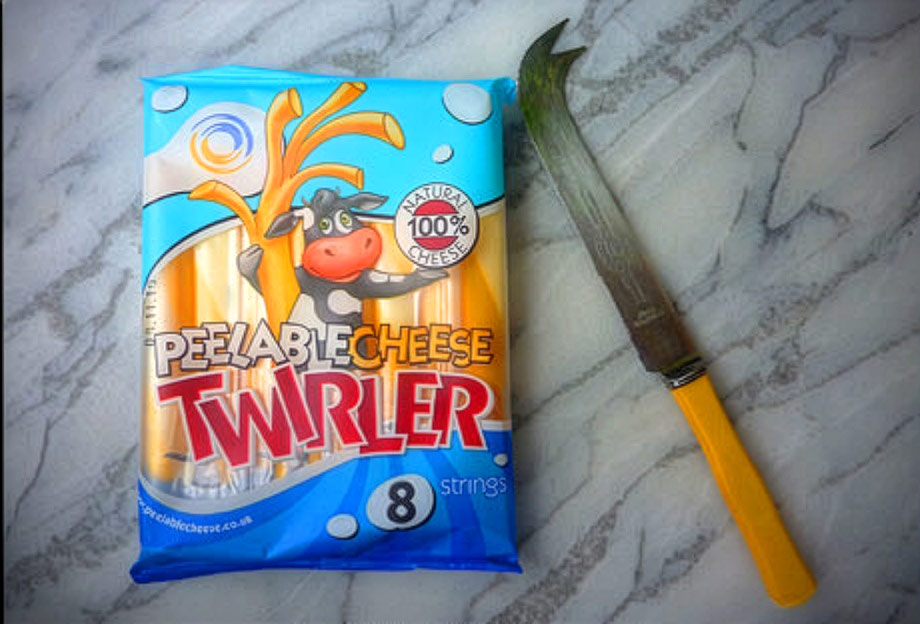 Peelable Cheese Twirler