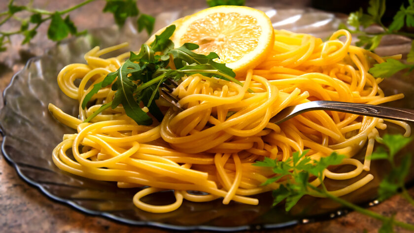 Anchovy, Rocket & Lemon Linguine