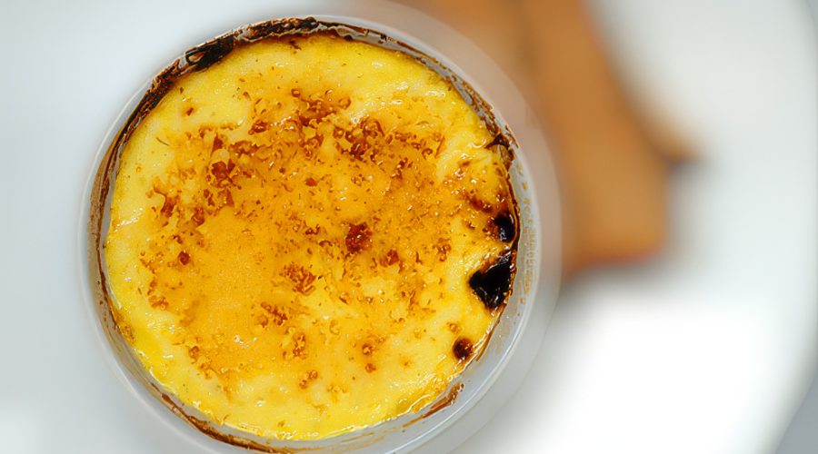 Parmesan Custards with Anchovy Toasts